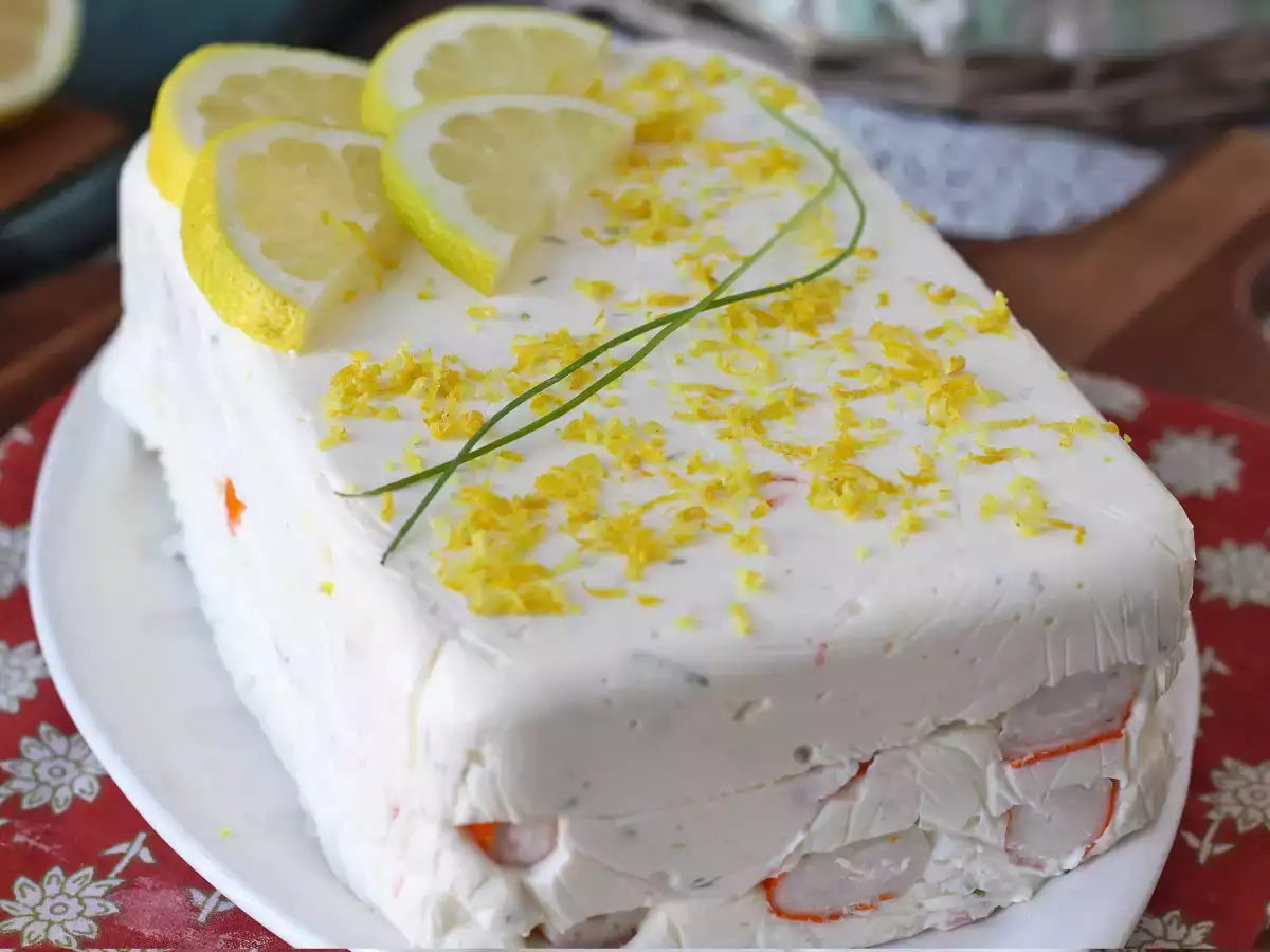 Surimi-terrine uden tilberedning: en nem kold forret, der er perfekt til sommeren - foto 5
