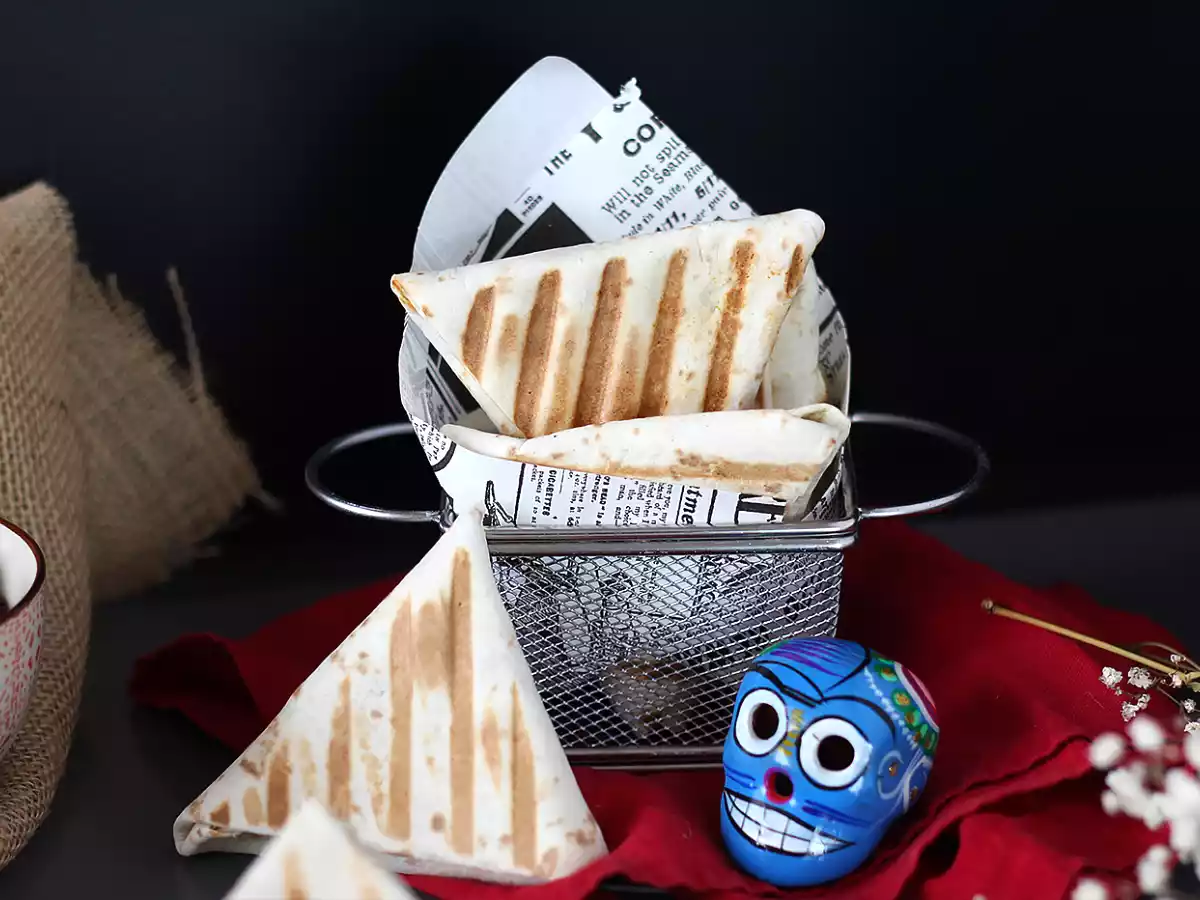 Tacos med samosa af hakket kød - foto 4