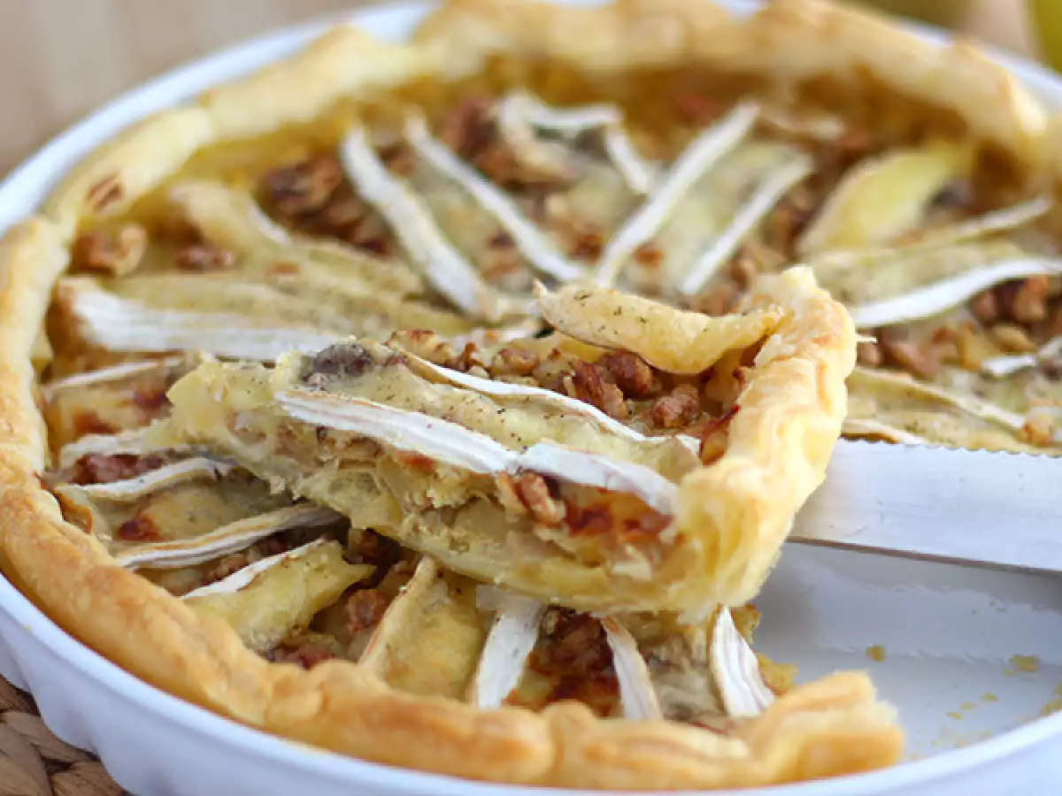 Tærte med camembert og æbler - foto 3