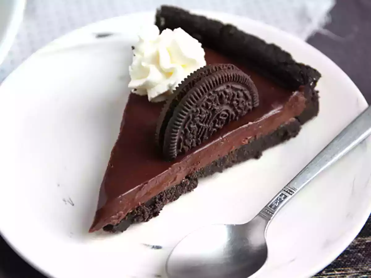 Tærte med chokolade og oreo - foto 3