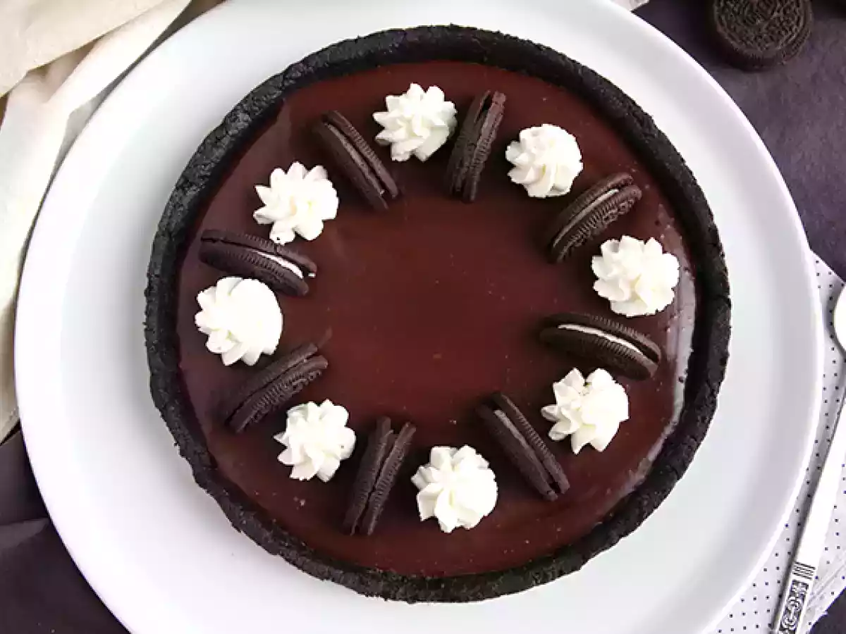 Tærte med chokolade og oreo - foto 4