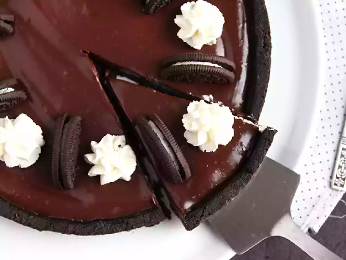 Tærte med chokolade og oreo - foto 5