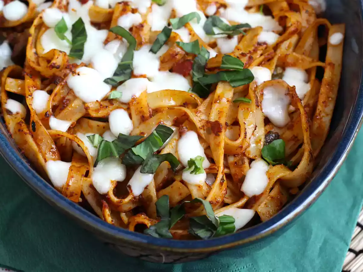Tagliatelle al forno, antispild-opskriften til brug af pastarester - foto 2