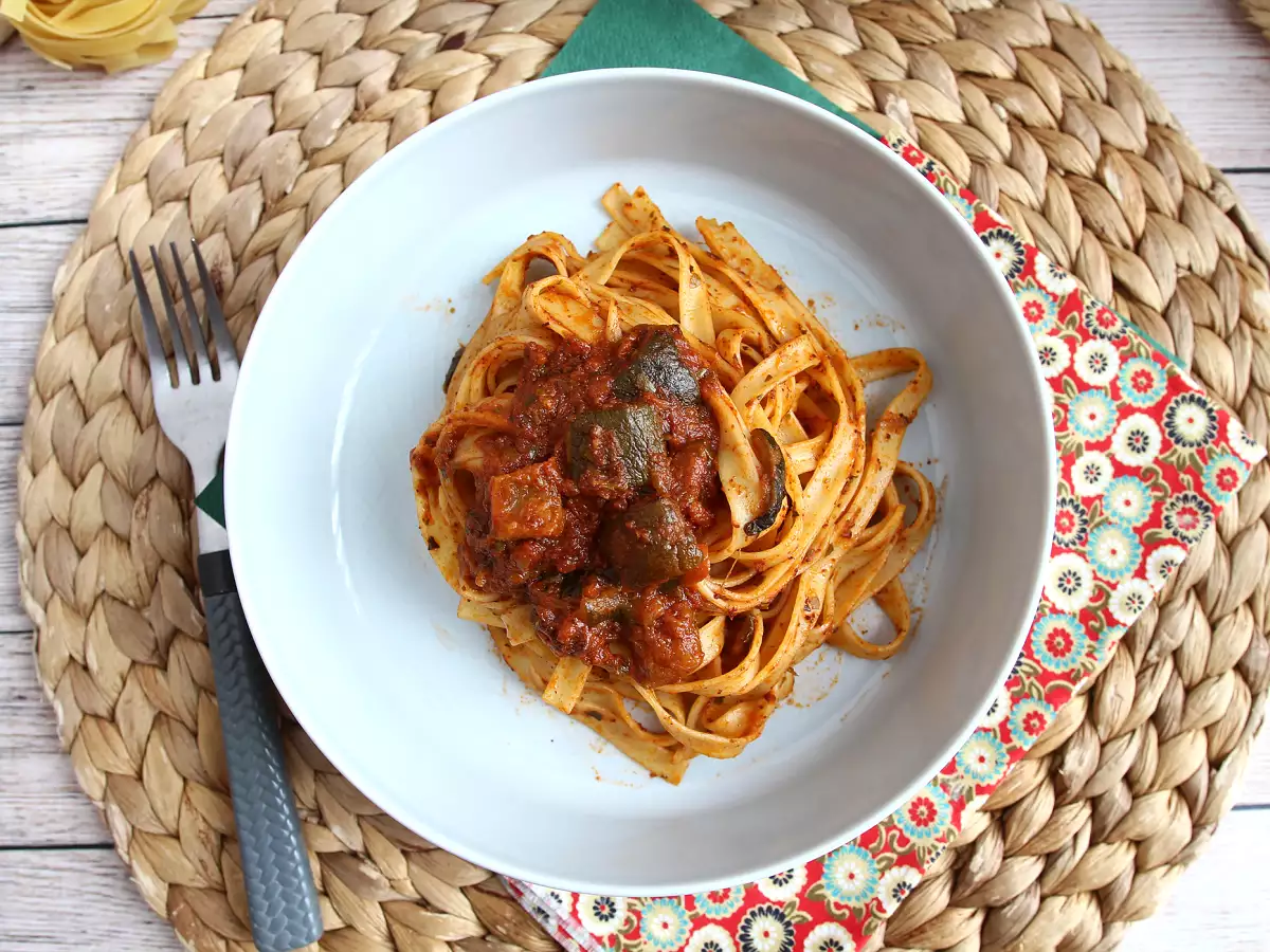 Tagliatelle med courgetteragù – en vegetarisk hovedret, som alle vil elske! - foto 3