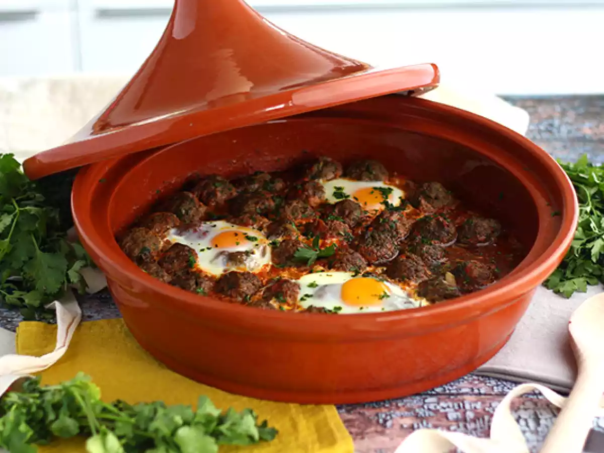 Tajine af kefta (hakkede kødboller med krydderier og urter) - foto 2