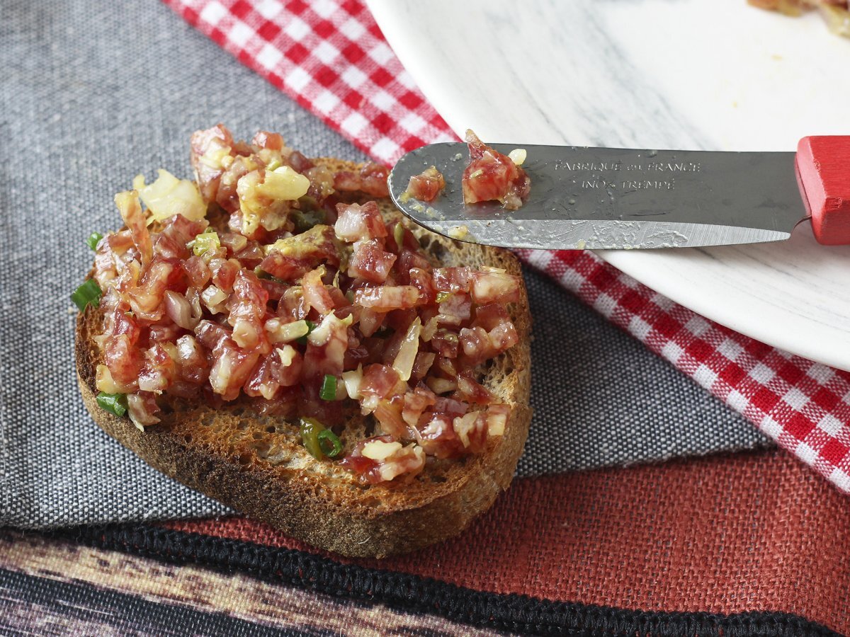 Tartar de fuet: en hurtig version af den klassiske bøftatar - foto 4