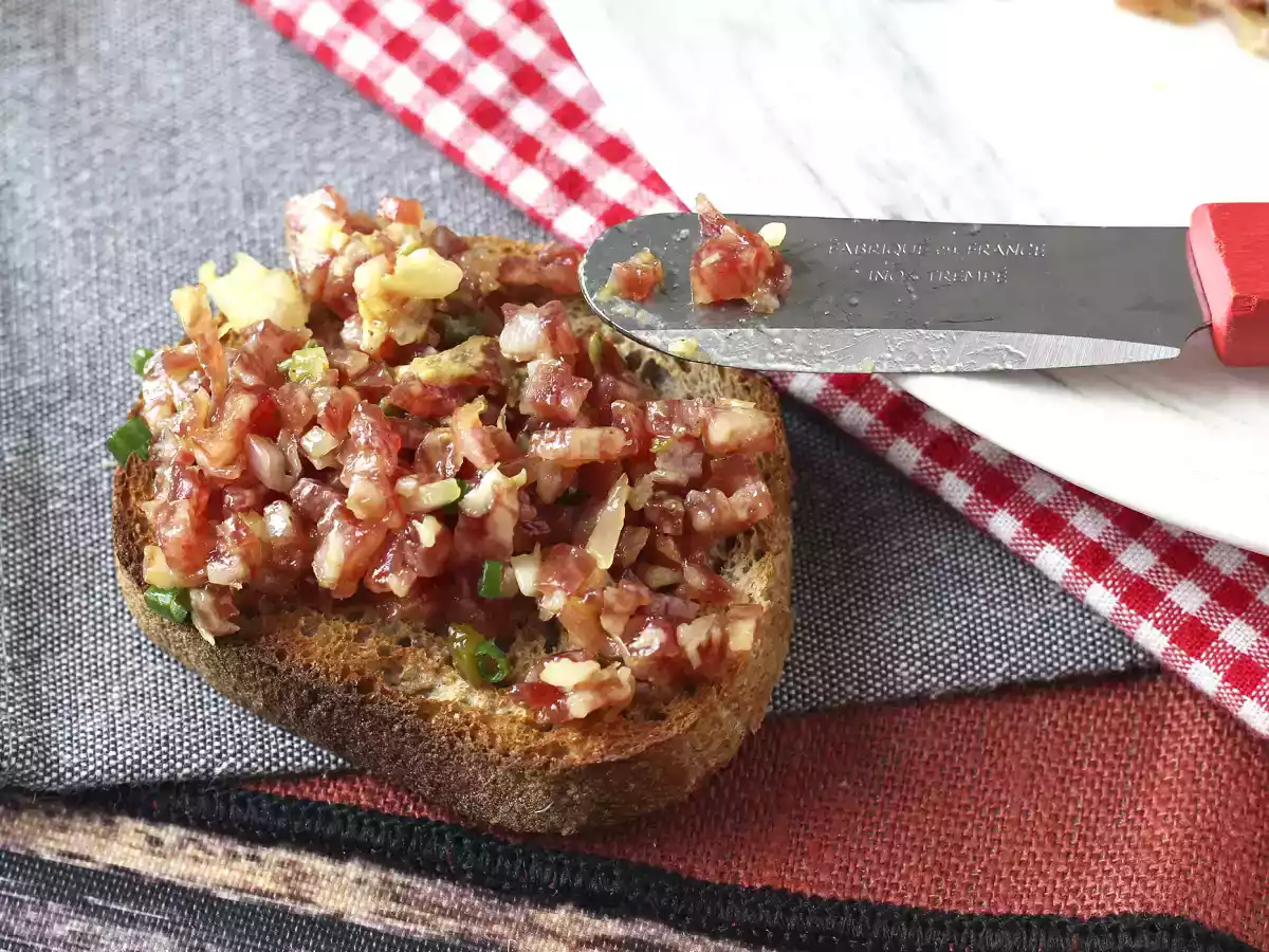 Tartar de fuet: en hurtig version af den klassiske bøftatar - foto 4