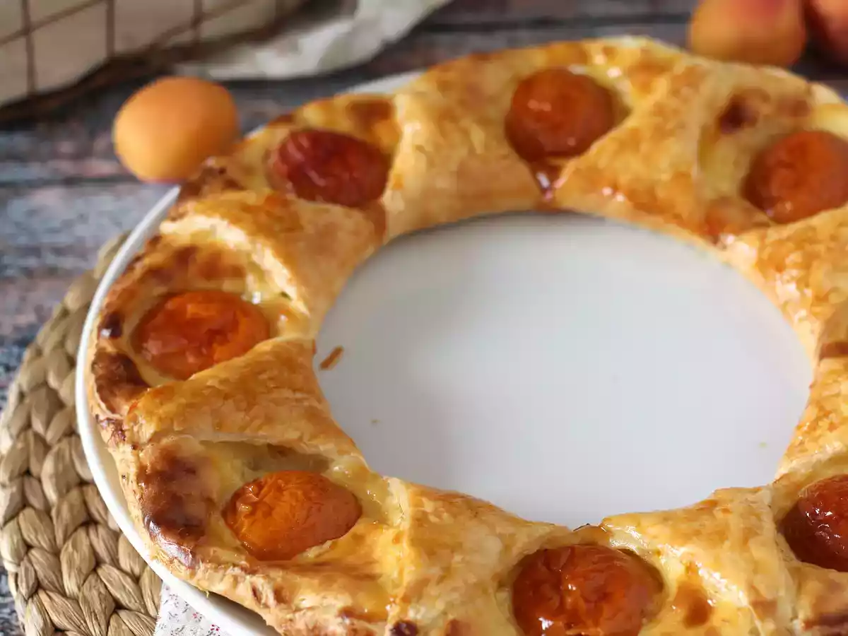 Tarte oranaise - Butterdej, vaniljecreme og abrikoser - foto 2