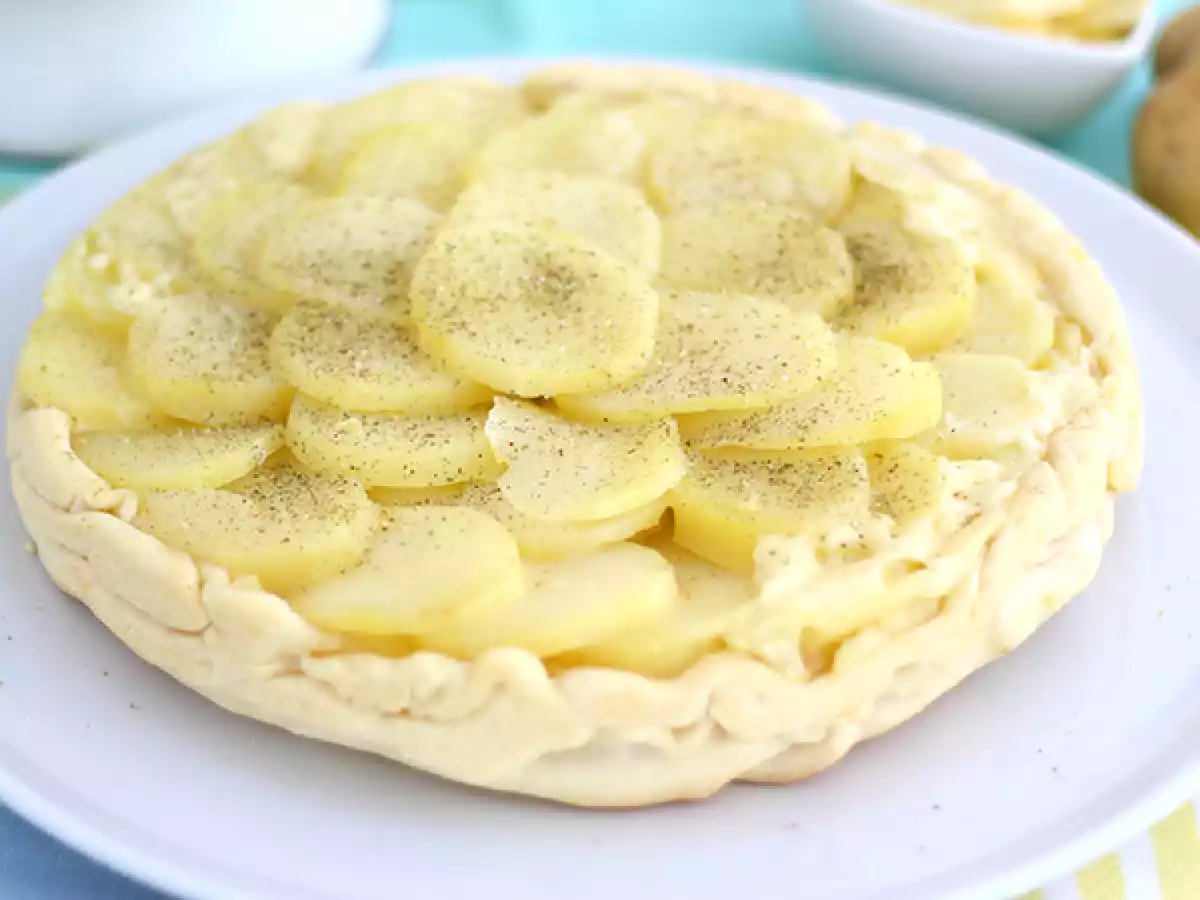 Tarte Tatin med kartoffel og cantal