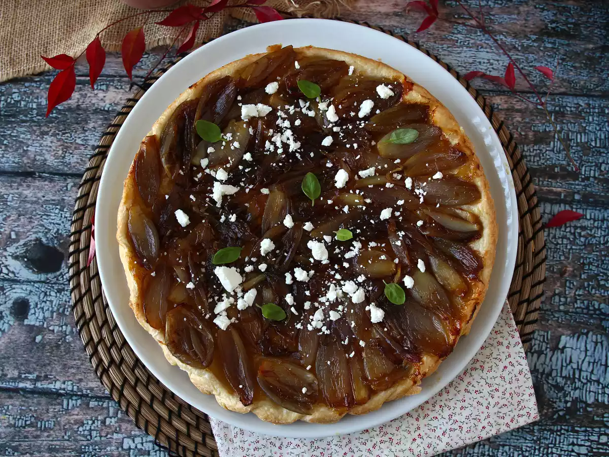 Tarte tatin med skalotteløg og feta, den uimodståelige salte version! - foto 2