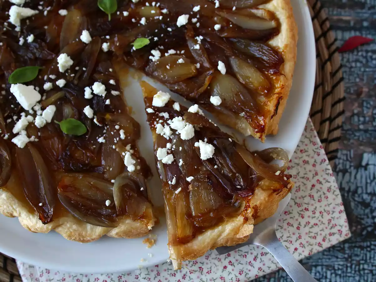 Tarte tatin med skalotteløg og feta, den uimodståelige salte version! - foto 5