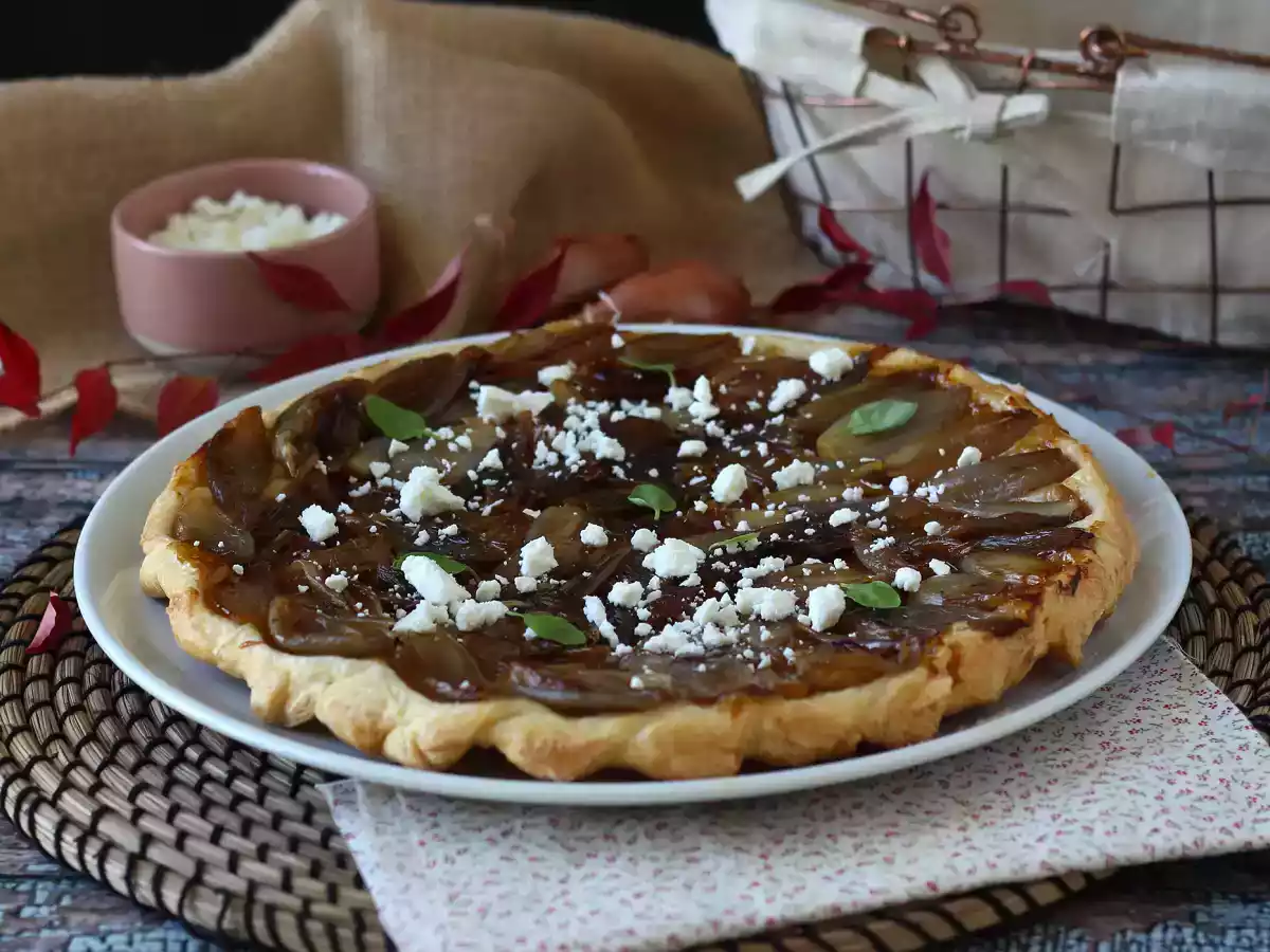 Tarte tatin med skalotteløg og feta, den uimodståelige salte version! - foto 6