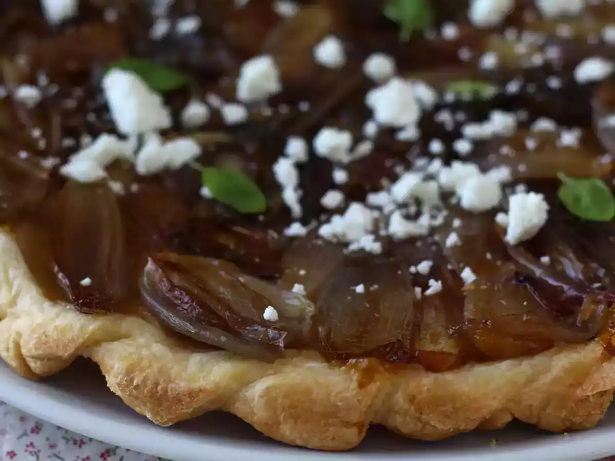 Tarte tatin med skalotteløg og feta, den uimodståelige salte version! - foto 8