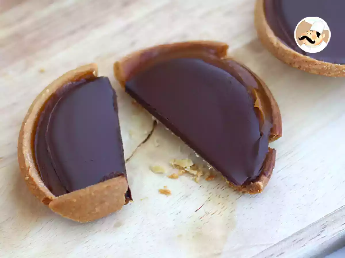 Tarteletter med karamel og chokolade - foto 3