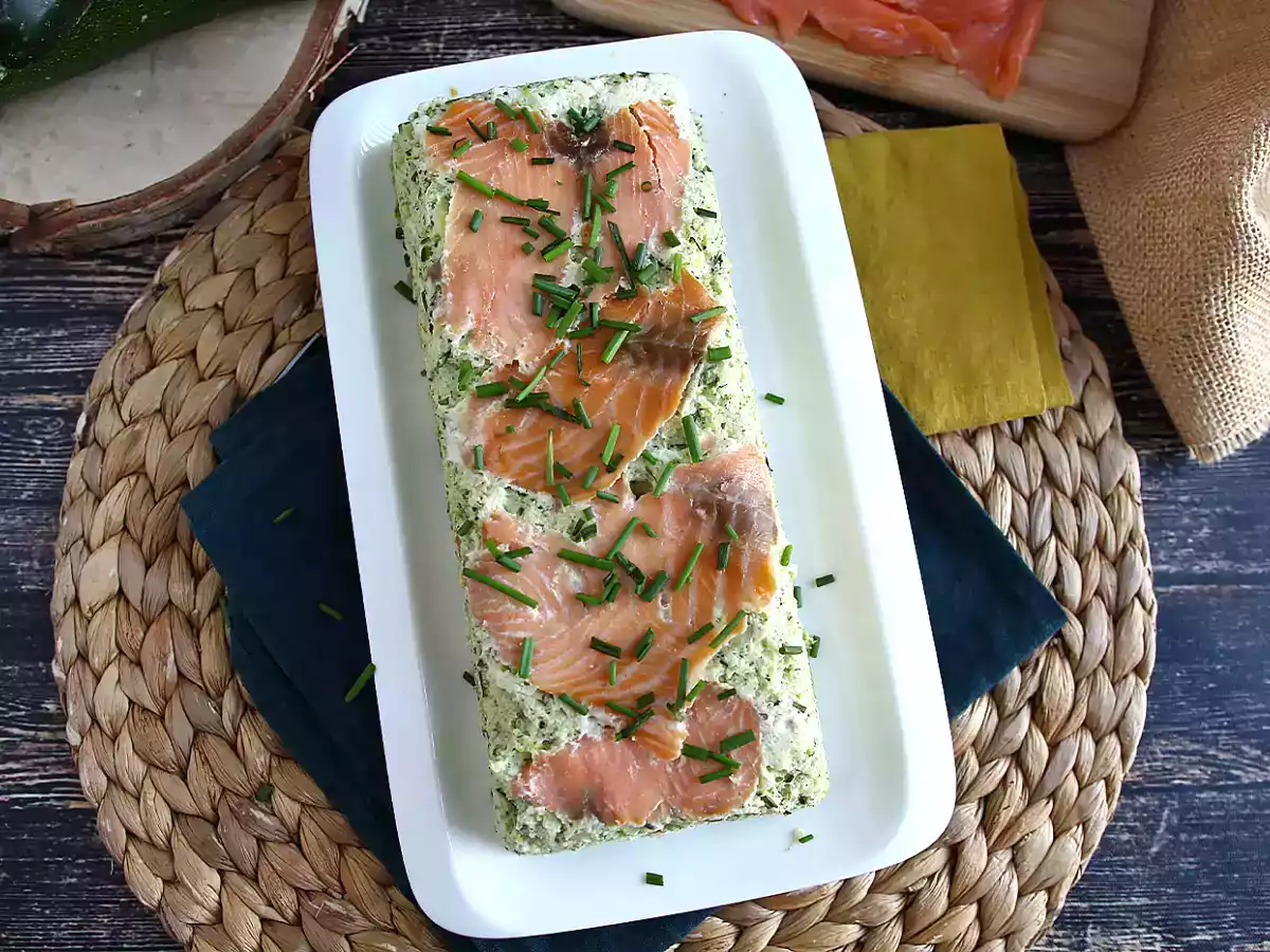 Terrine af courgette og røget laks - foto 2