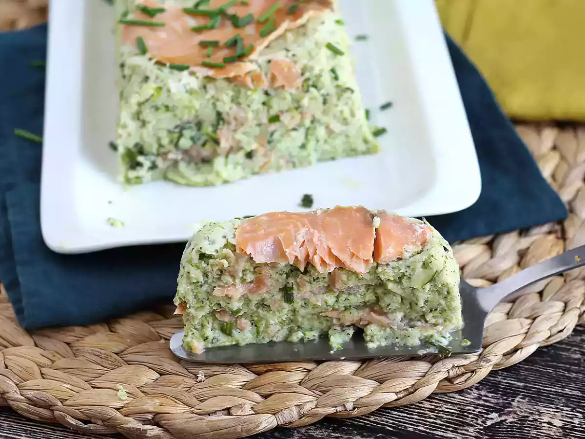 Terrine af courgette og røget laks - foto 4