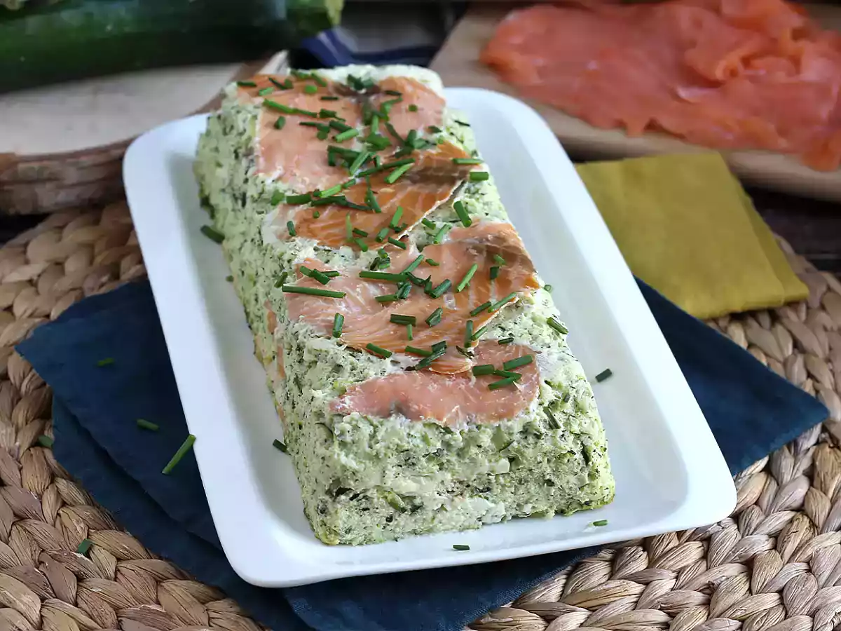 Terrine af courgette og røget laks - foto 5