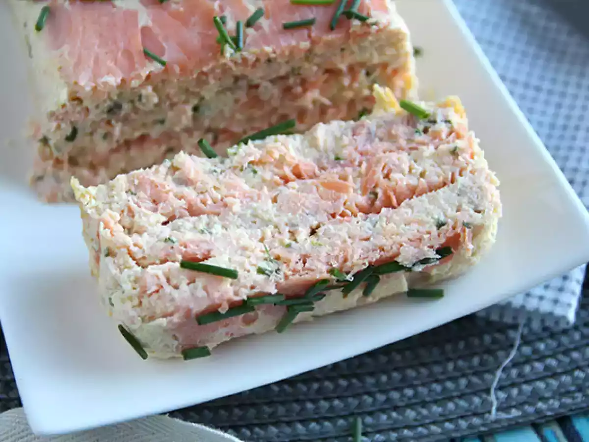 Terrine af frisk laks og røget laks - foto 2