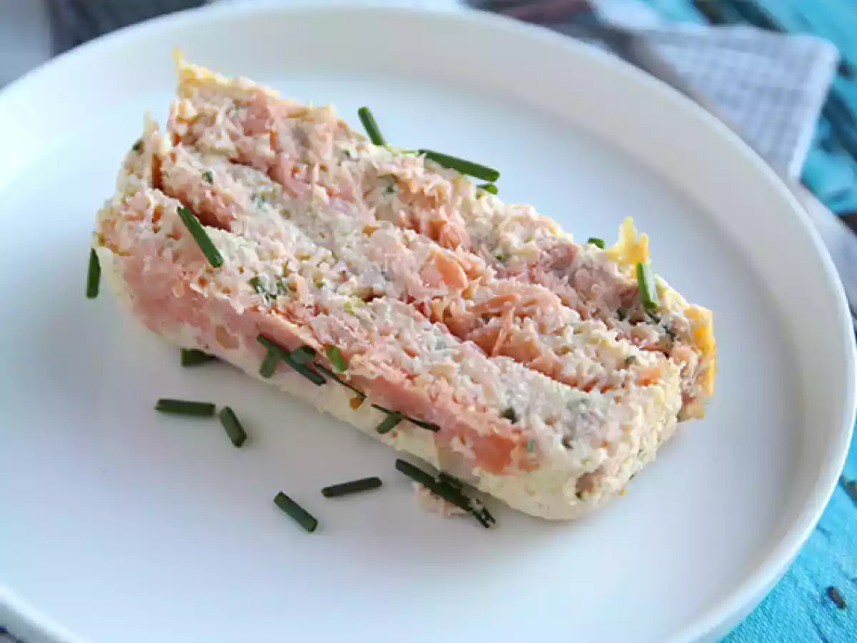 Terrine af frisk laks og røget laks - foto 3