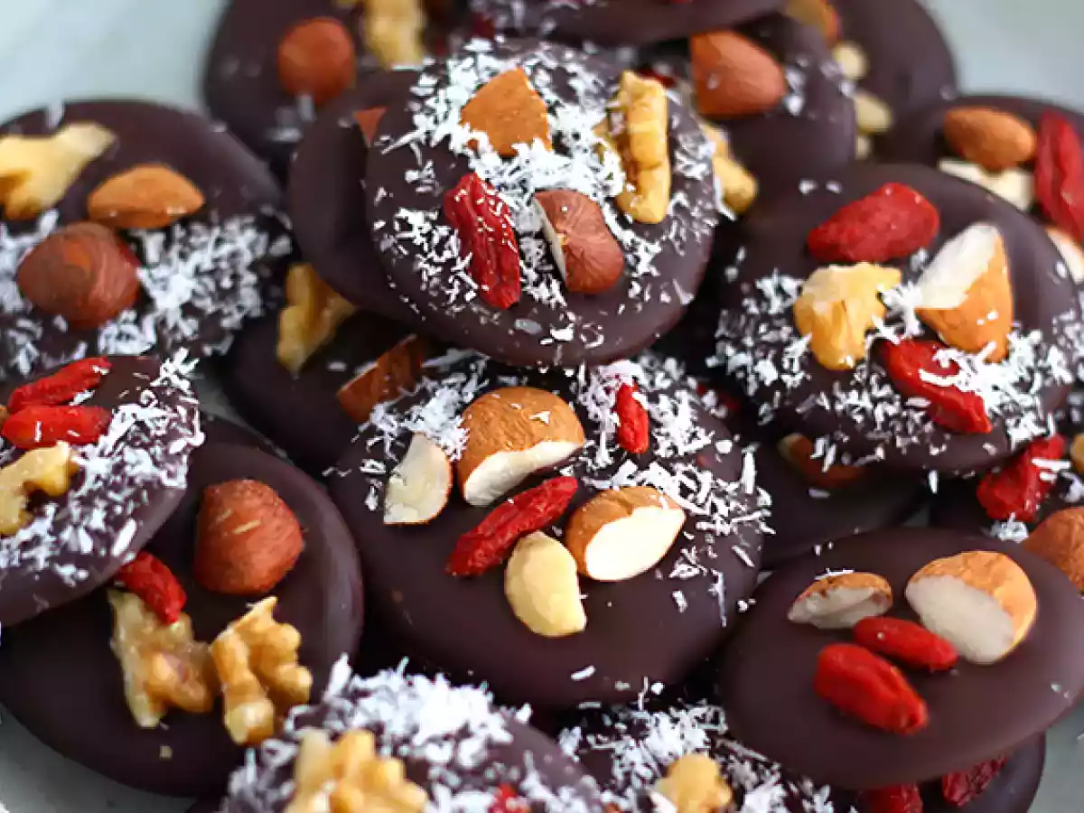 Tiggere, chokolade med tørret frugt - foto 2