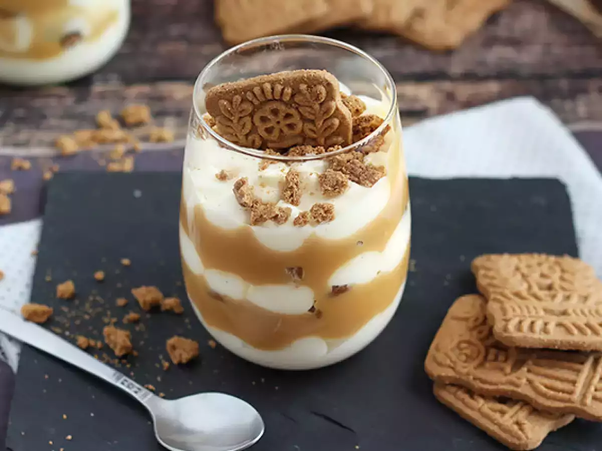 Tiramisu med speculooskiks og saltkaramel
