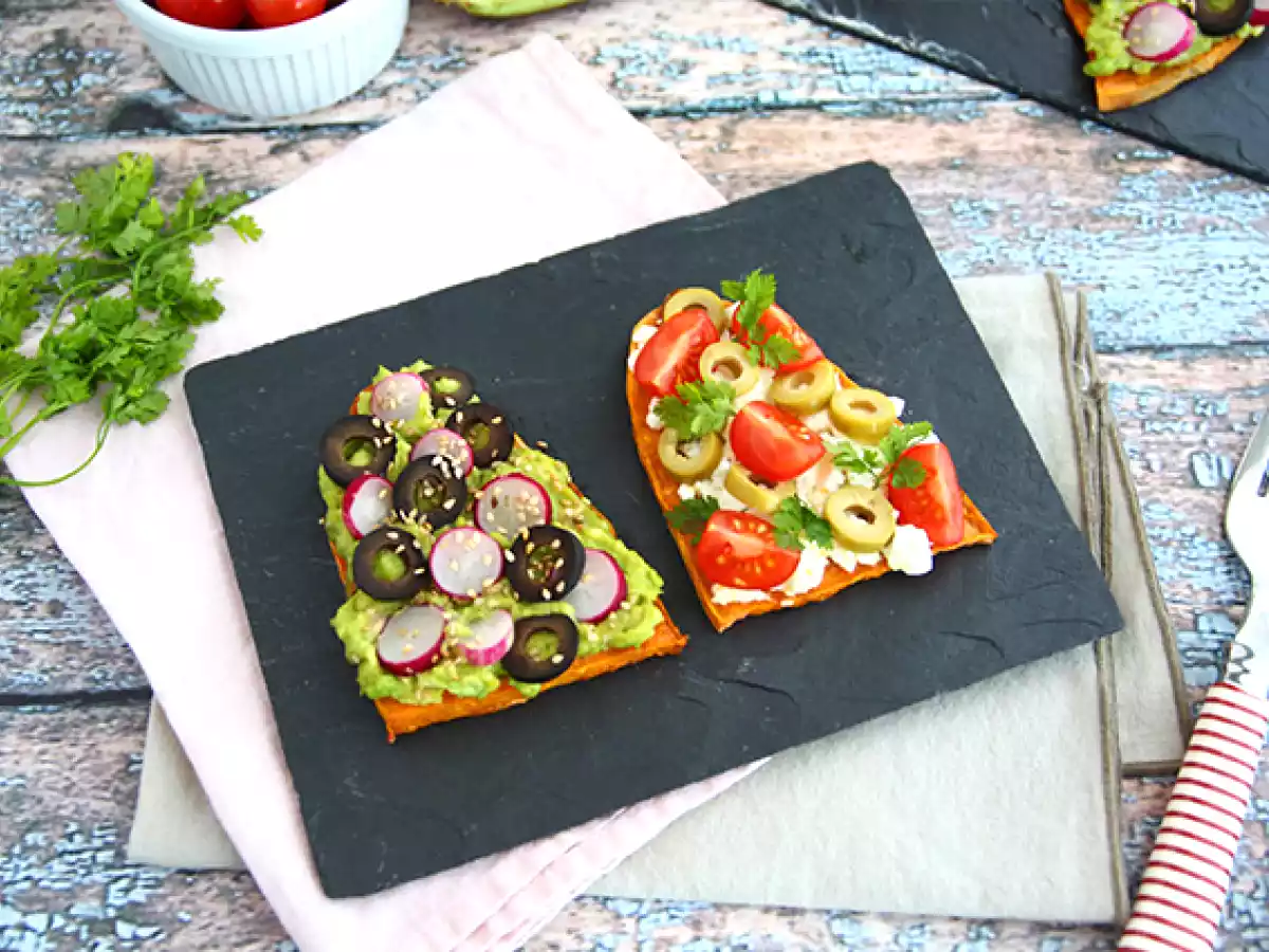 Toast med søde kartofler - foto 4