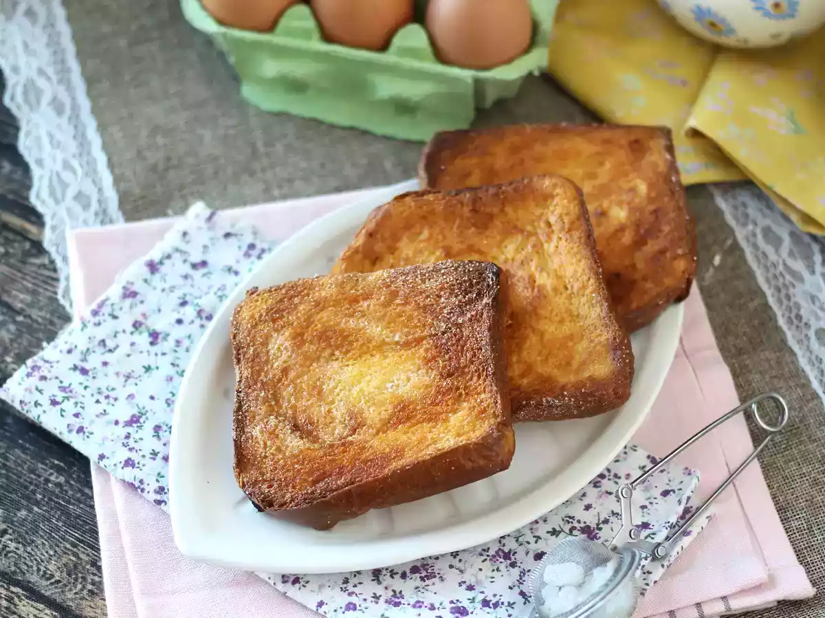 Torrijas i luftfryser med briochebrød, en tradition uden komplikationer - foto 2