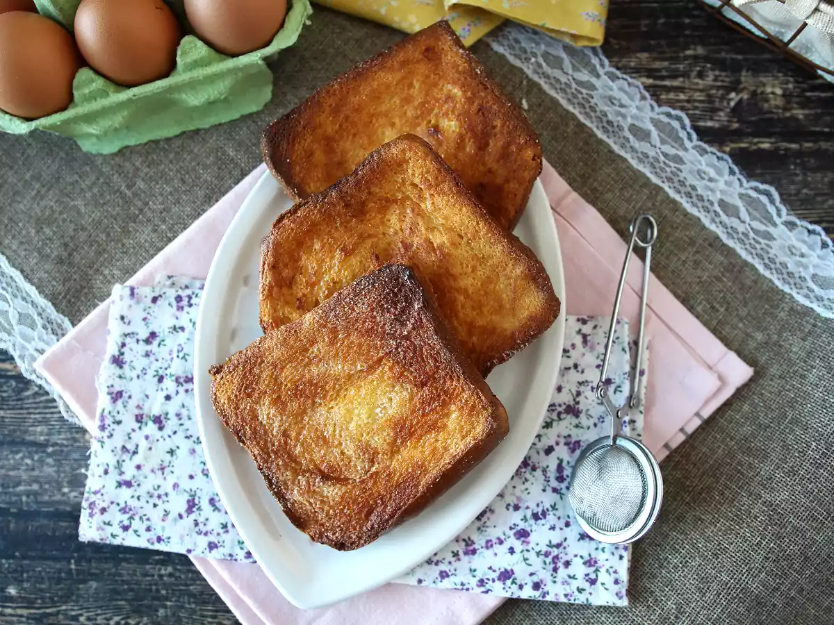 Torrijas i luftfryser med briochebrød, en tradition uden komplikationer - foto 8