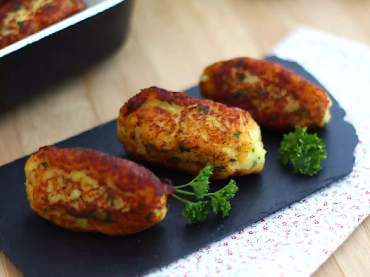 Torskefrikadeller på portugisisk vis