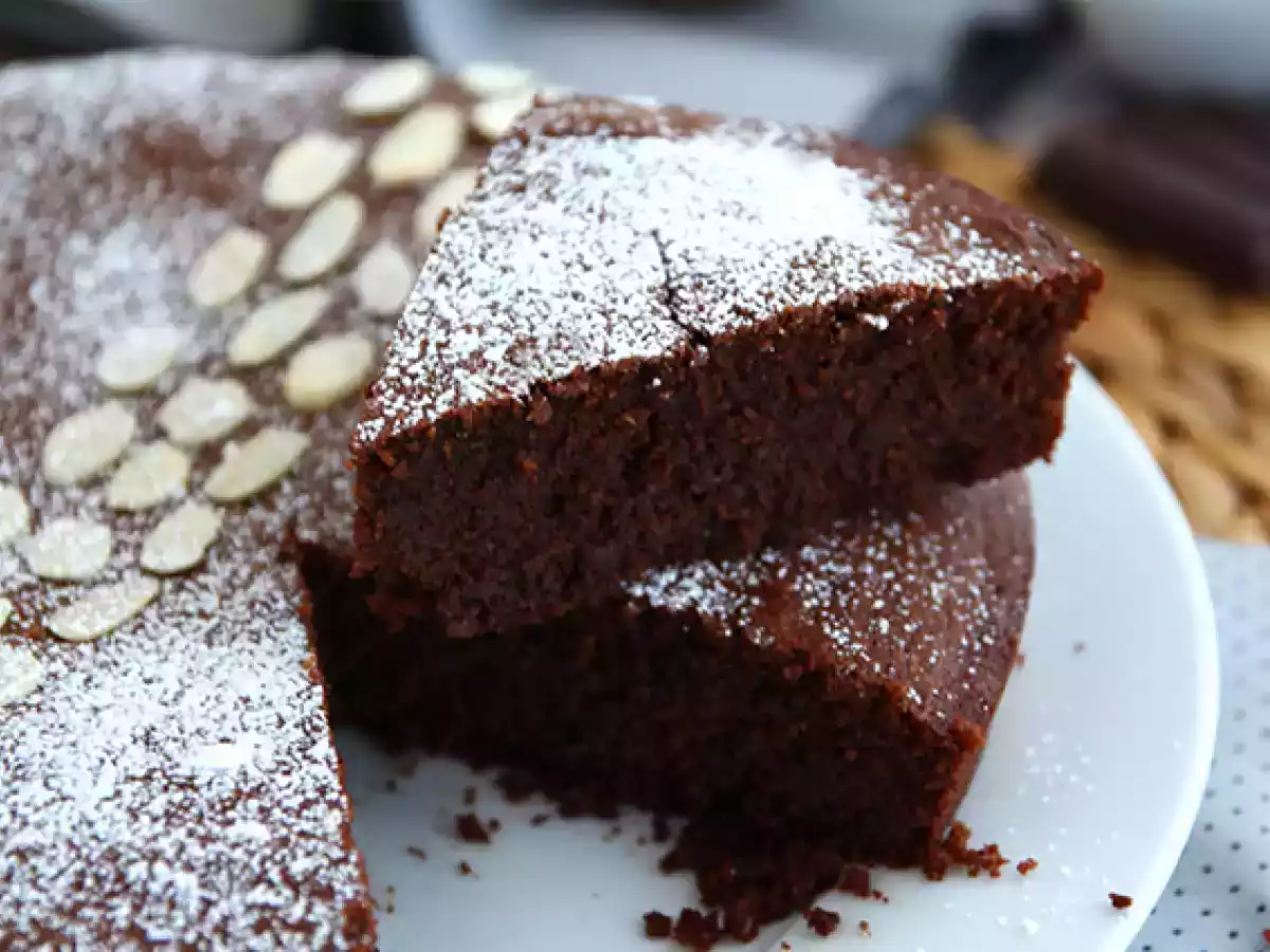 Torta caprese fondante
