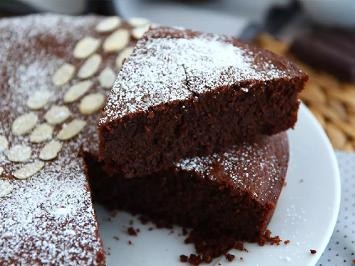Torta caprese – saftig italiensk chokoladekage