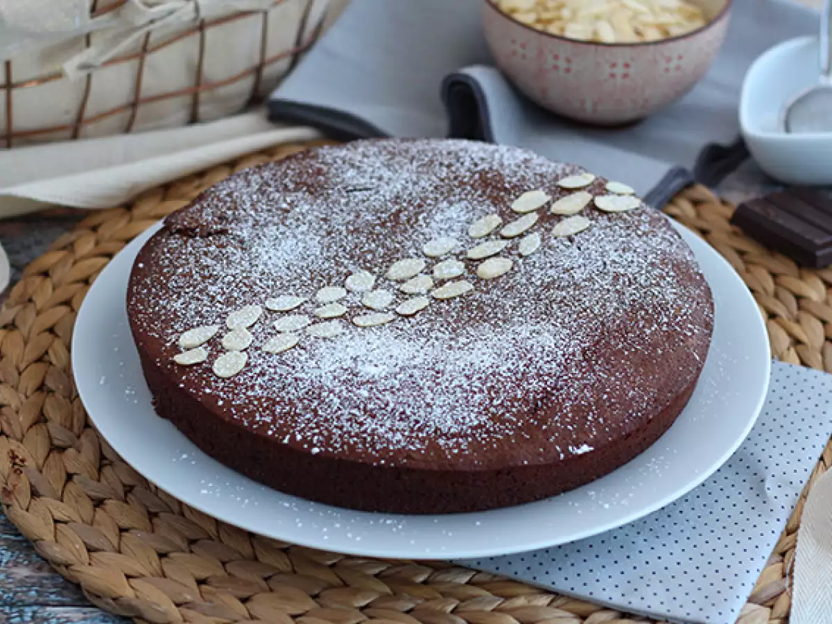 Torta caprese – saftig italiensk chokoladekage - foto 4