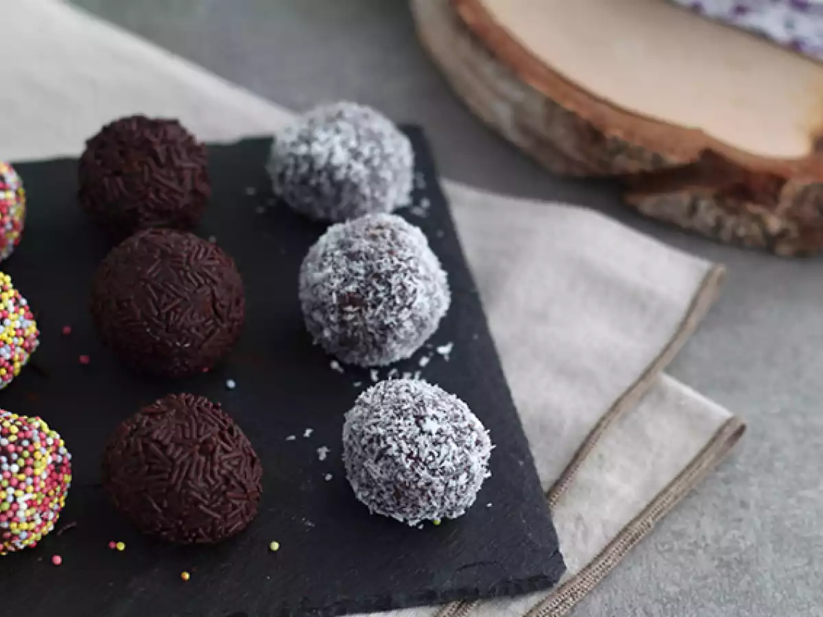 Trøfler overtrukket med chokolade - foto 2