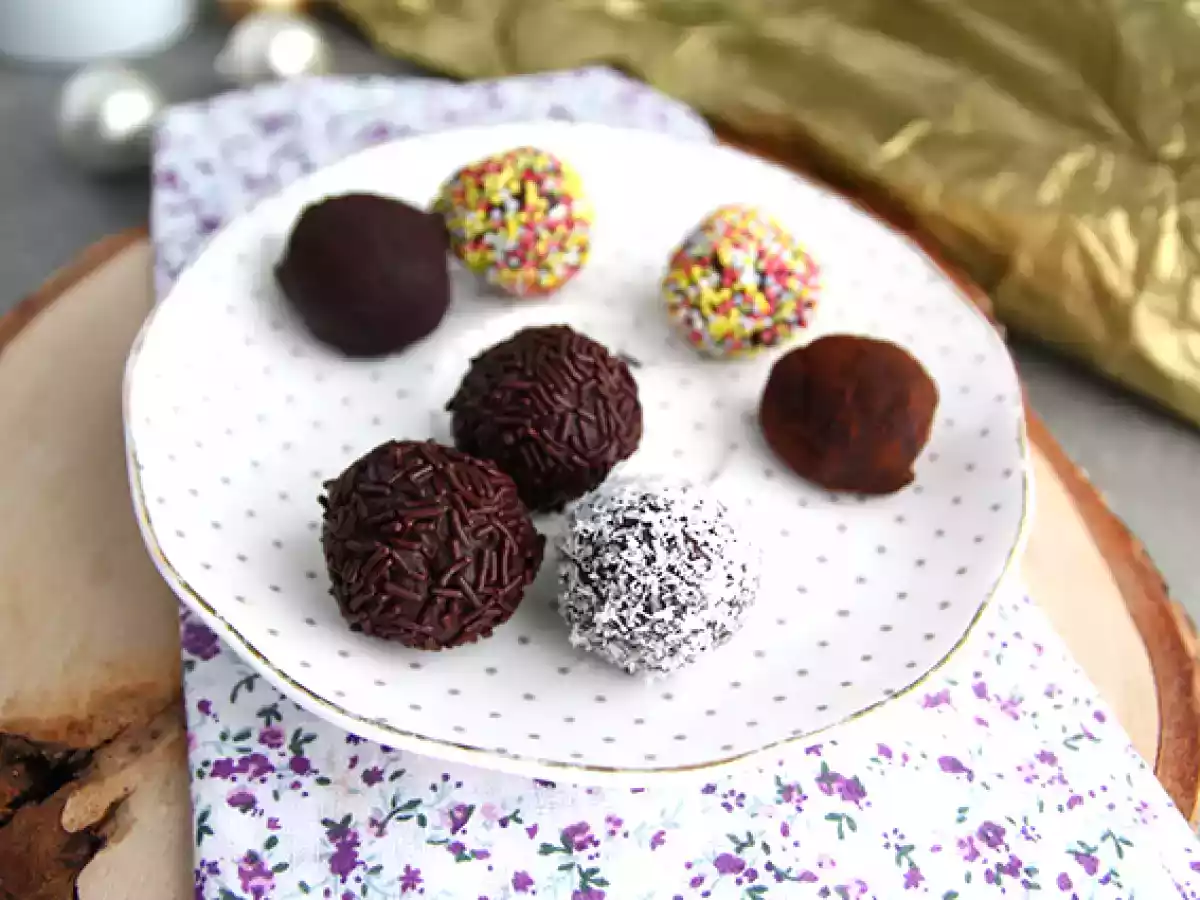 Trøfler overtrukket med chokolade - foto 4