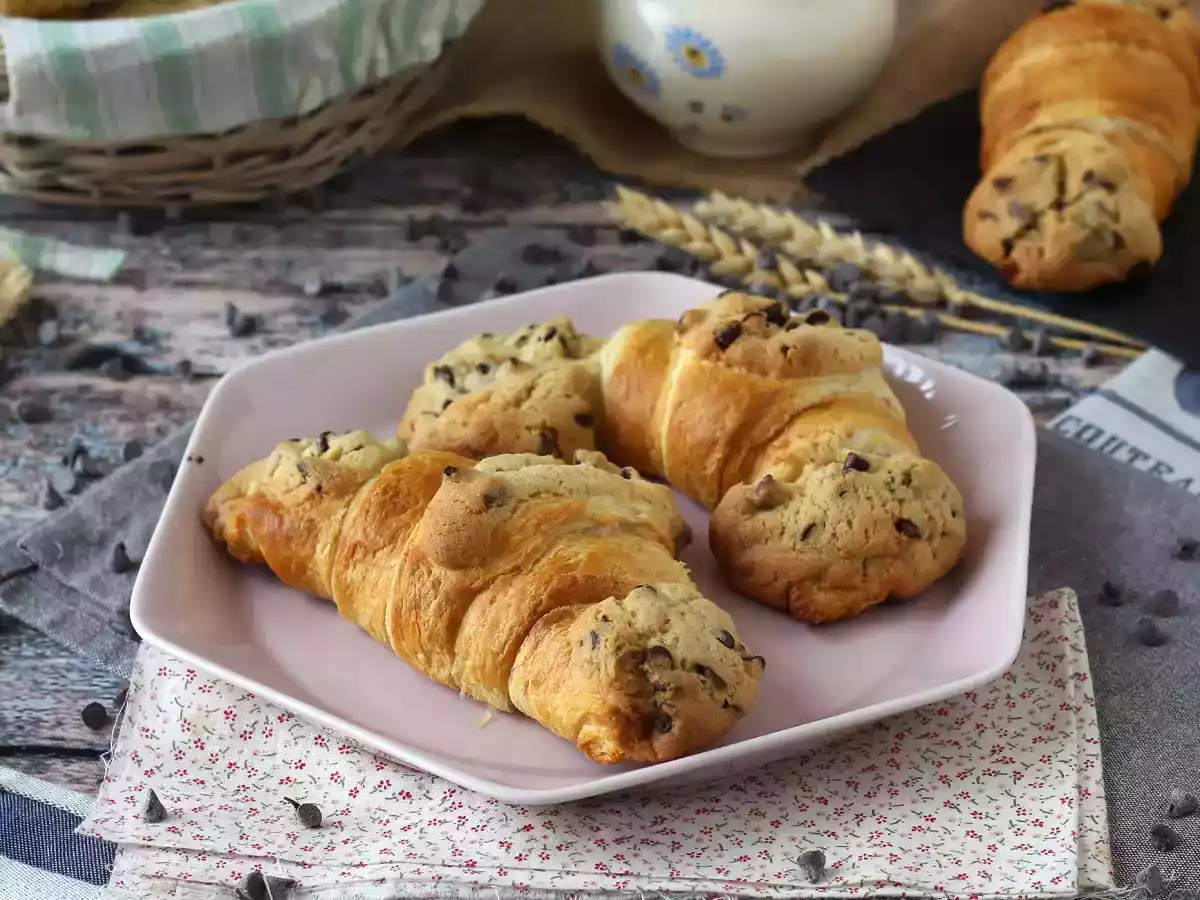 Ultra-gourmet, supernemme crookies. Den perfekte kombination af croissant og cookie!