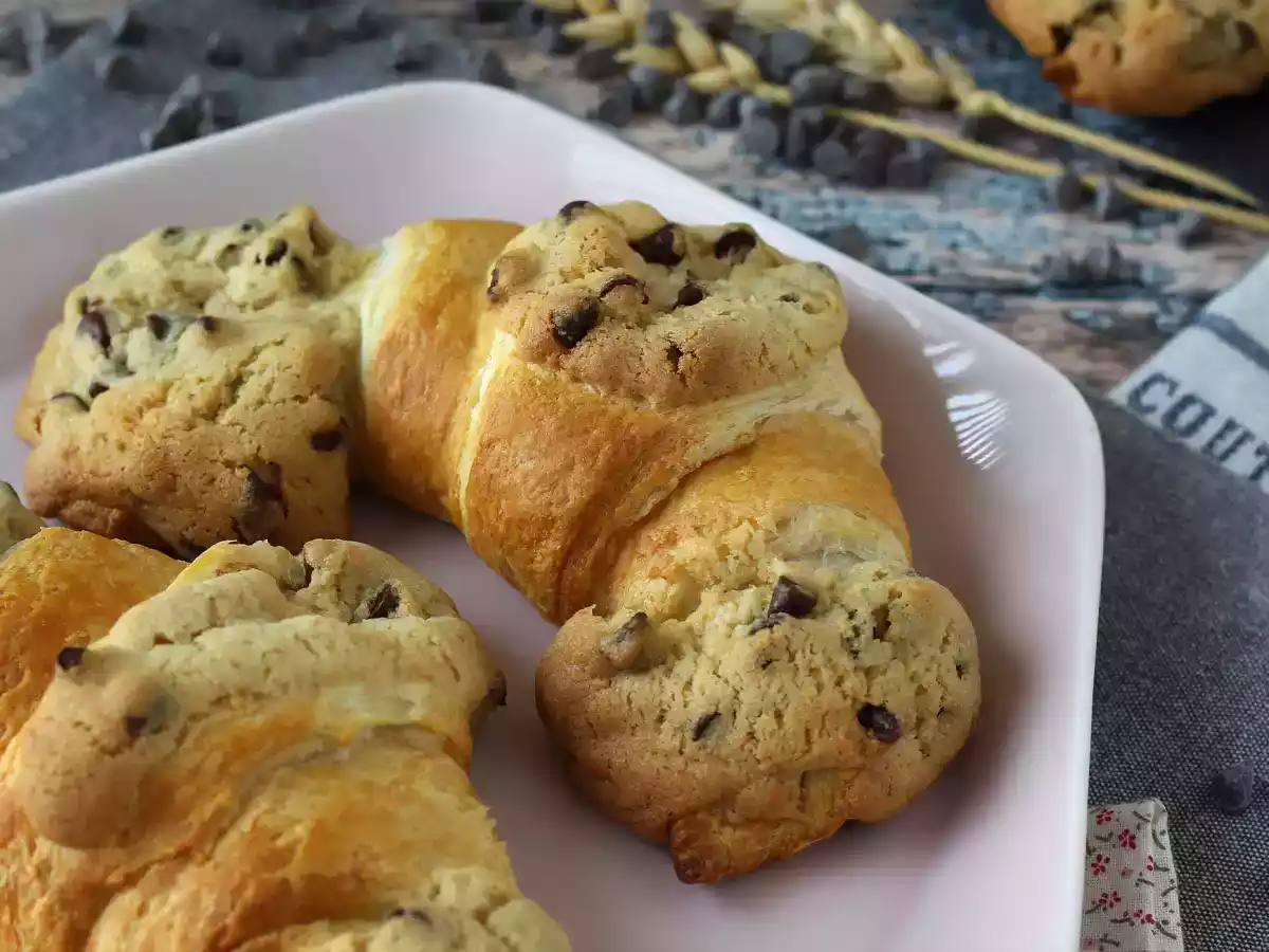 Ultra-gourmet, supernemme crookies. Den perfekte kombination af croissant og cookie! - foto 2