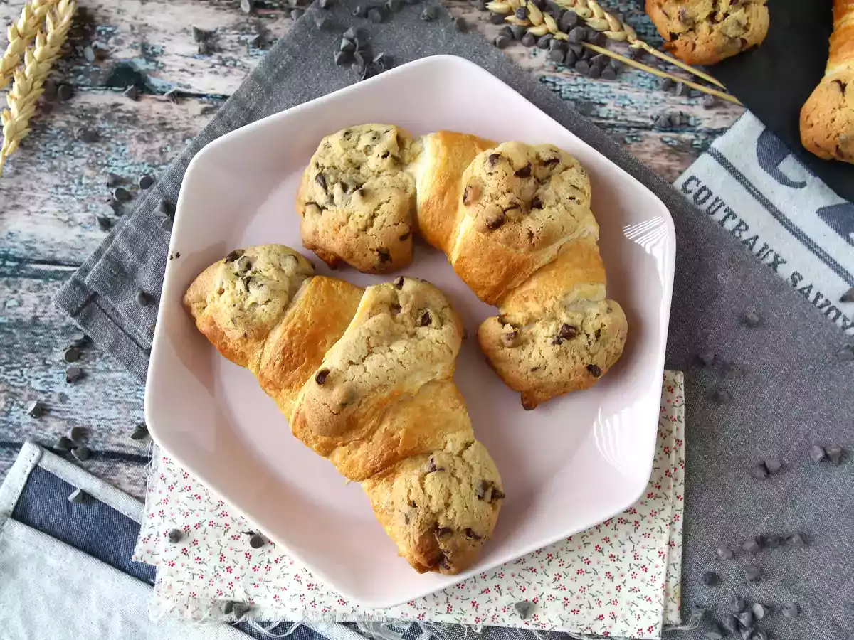 Ultra-gourmet, supernemme crookies. Den perfekte kombination af croissant og cookie! - foto 5