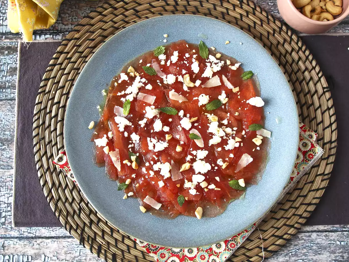 Vandmeloncarpaccio: den forfriskende sommerforret - foto 2