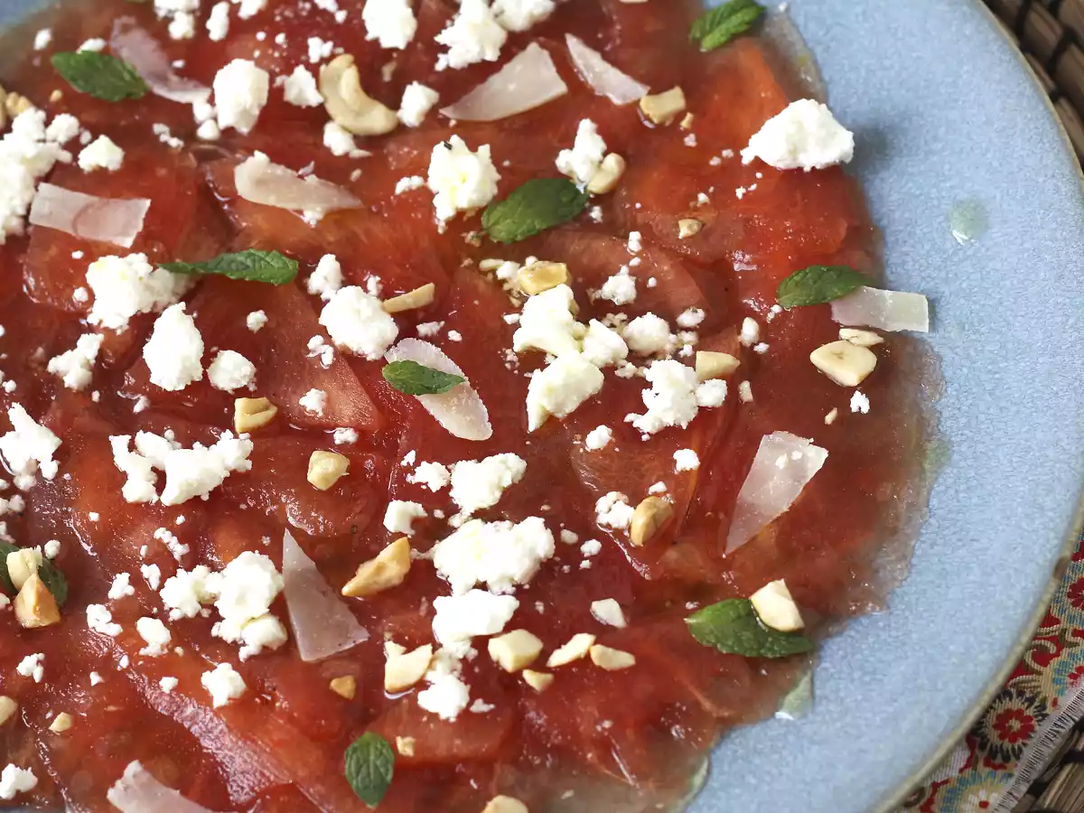 Vandmeloncarpaccio: den forfriskende sommerforret - foto 3