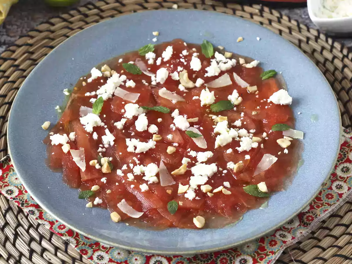 Vandmeloncarpaccio: den forfriskende sommerforret - foto 5