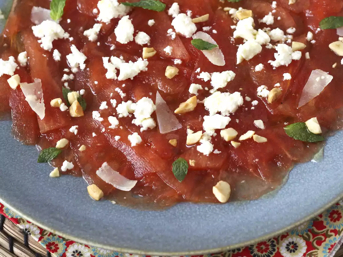 Vandmeloncarpaccio: den forfriskende sommerforret - foto 6