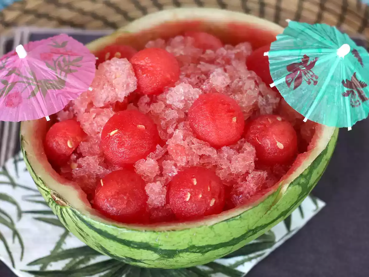Vandmelonfrosé: den superforfriskende granitacocktail med rosé! - foto 2