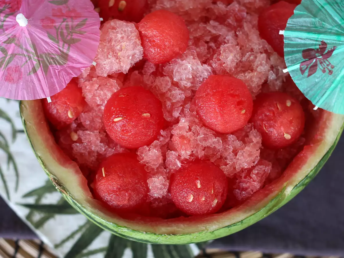 Vandmelonfrosé: den superforfriskende granitécocktail med rosé! - foto 4