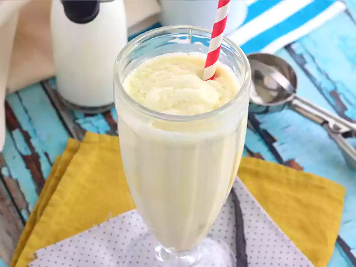 Vanilje-milkshake - foto 4
