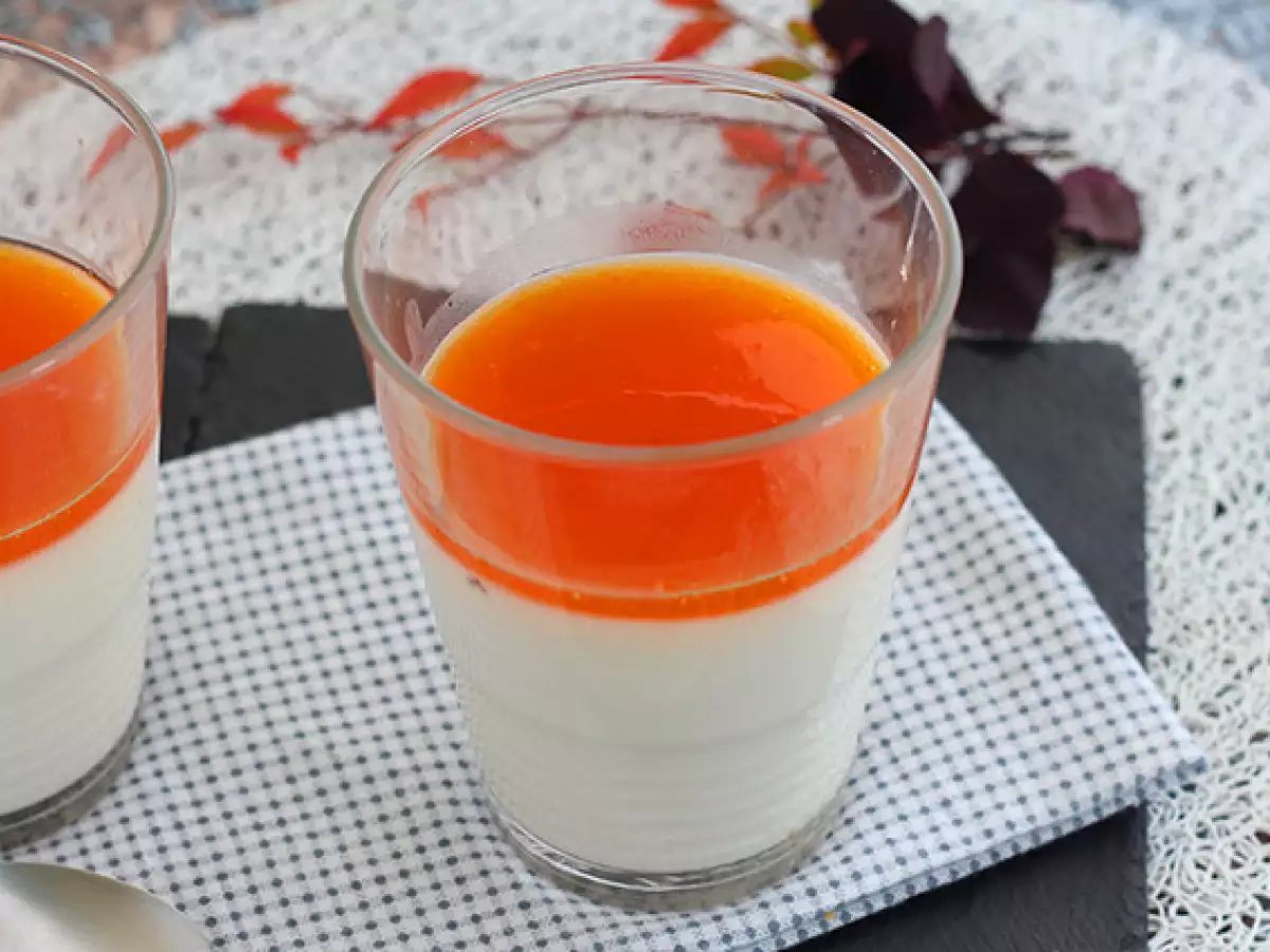 Vanilje-panna cotta med abrikoscoulis - foto 3