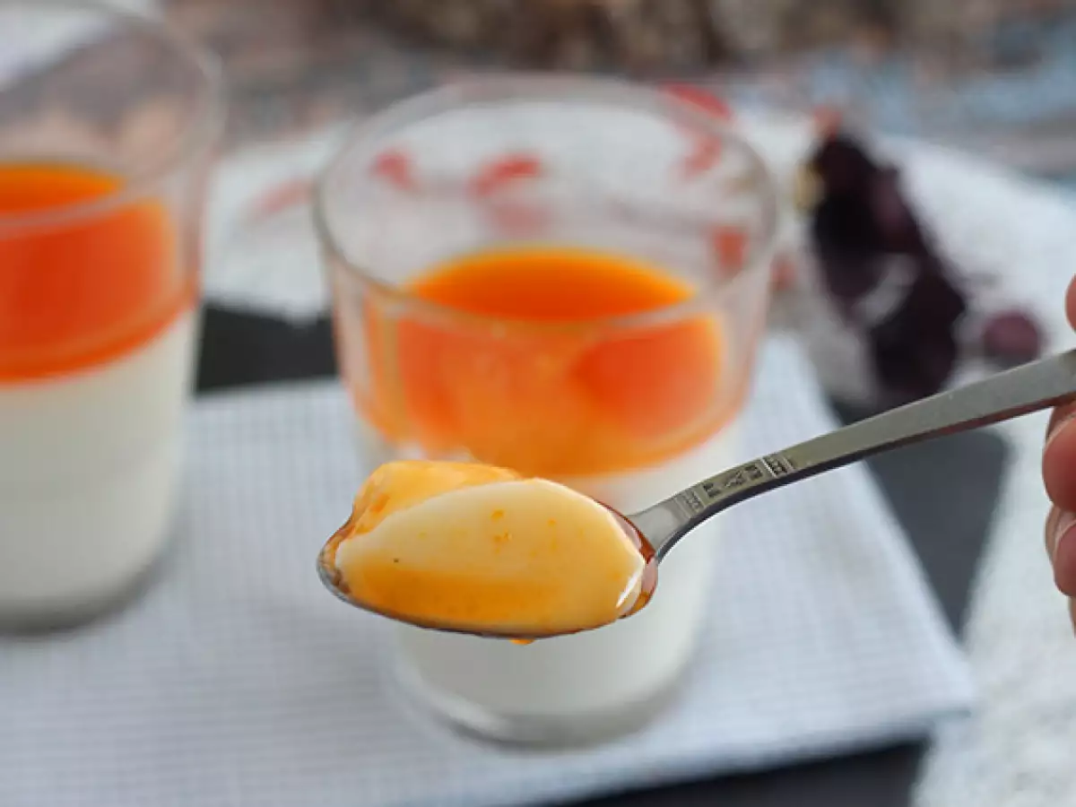 Vanilje-panna cotta med abrikoscoulis - foto 4