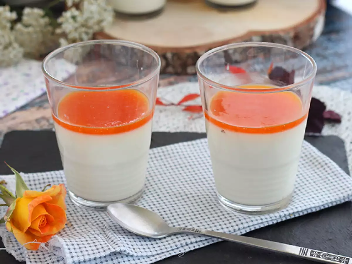 Vanilje-panna cotta med abrikoscoulis - foto 5