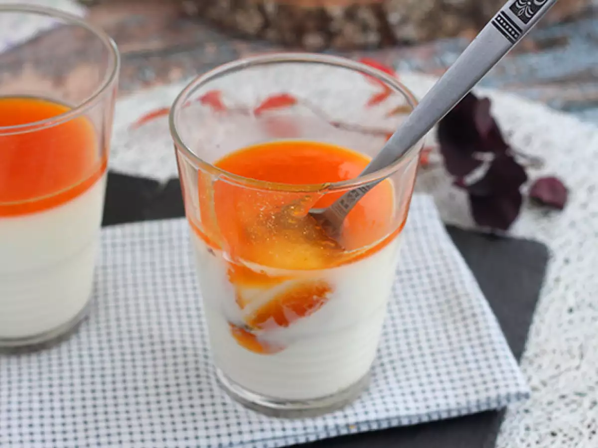 Vanilje-panna cotta med abrikoscoulis - foto 6