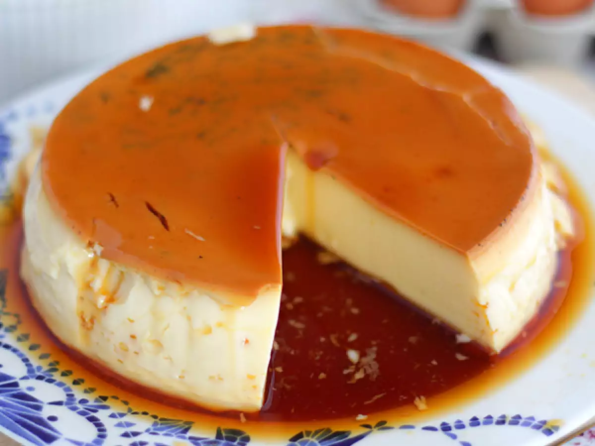 Vaniljeflan med æg - foto 3
