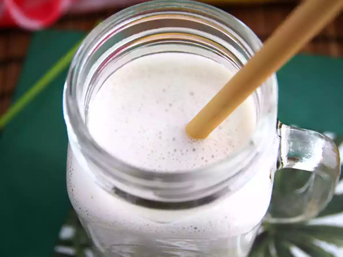 Vegansk banan-milkshake - foto 2